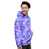 Aloha Psychedelic Tropical Print Pattern Men's Hoodie-grizzshop