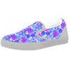 Aloha Psychedelic Tropical Print Pattern White Slip On Shoes-grizzshop