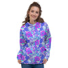 Aloha Psychedelic Tropical Print Pattern Women's Hoodie-grizzshop