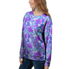 Aloha Psychedelic Tropical Print Pattern Women's Sweatshirt-grizzshop