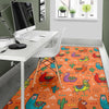 Alpaca Cactus Pattern Print Floor Mat-grizzshop