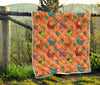 Alpaca Cactus Pattern Print Quilt-grizzshop