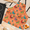 Alpaca Cactus Pattern Print Women's Apron-grizzshop