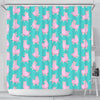 Alpaca Pattern Print Bathroom Shower Curtain-grizzshop