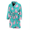 Alpaca Pattern Print Men Long Robe-grizzshop