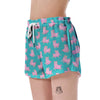 Alpaca Pattern Print Women's Shorts-grizzshop