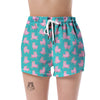 Alpaca Pattern Print Women's Shorts-grizzshop