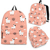 Alpaca Pink Pattern Print Backpack-grizzshop