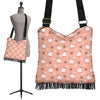 Alpaca Pink Pattern Print Crossbody bags-grizzshop