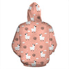 Alpaca Pink Pattern Print Women Men Pullover Hoodie-grizzshop