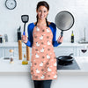 Alpaca Pink Pattern Print Women's Apron-grizzshop