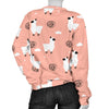 Alpaca Pink Pattern Print Women's Sweatshirt-grizzshop