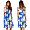 Alpaca Print Pattern Dress-grizzshop