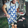 Alpaca Print Pattern Men's Apron-grizzshop