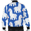 Alpaca Print Pattern Men's Bomber Jacket-grizzshop