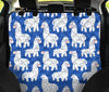 Alpaca Print Pattern Pet Car Seat Cover-grizzshop