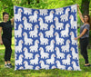 Alpaca Print Pattern Quilt-grizzshop