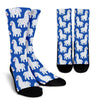 Alpaca Print Pattern Unisex Crew Socks-grizzshop