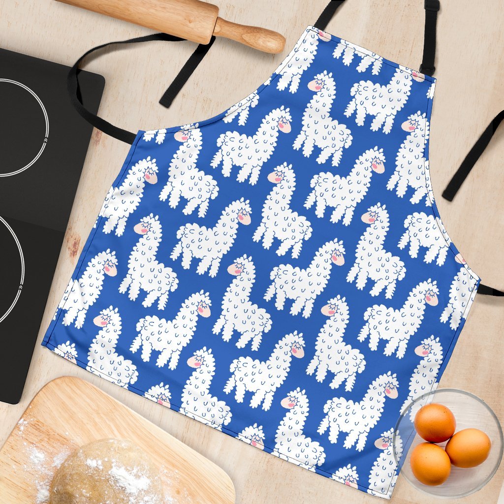 Alpaca Print Pattern Women's Apron-grizzshop