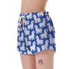 Alpaca Print Pattern Women's Shorts-grizzshop