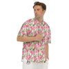 Alstroemeria Flowers Print Men's Short Sleeve Shirts-grizzshop