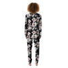 Alstroemeria Pink And White Print Pattern Women's Pajamas-grizzshop