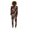 Alstroemeria Red Print Pattern Women's Pajamas-grizzshop