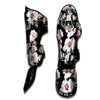 Alstroemeria Tropical Print Pattern Muay Thai Shin Guards-grizzshop