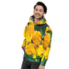 Alstroemeria Yellow Print Men's Hoodie-grizzshop