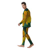 Alstroemeria Yellow Print Men's Pajamas-grizzshop