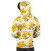 Alstroemeria Yellow Print Pattern Men's Hoodie-grizzshop