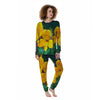 Alstroemeria Yellow Print Women's Pajamas-grizzshop