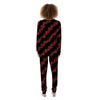 Amaryllis Red Japanese Print Pattern Women's Pajamas-grizzshop