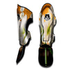 Amaryllis White Print Muay Thai Shin Guards-grizzshop