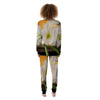 Amaryllis White Print Women's Pajamas-grizzshop