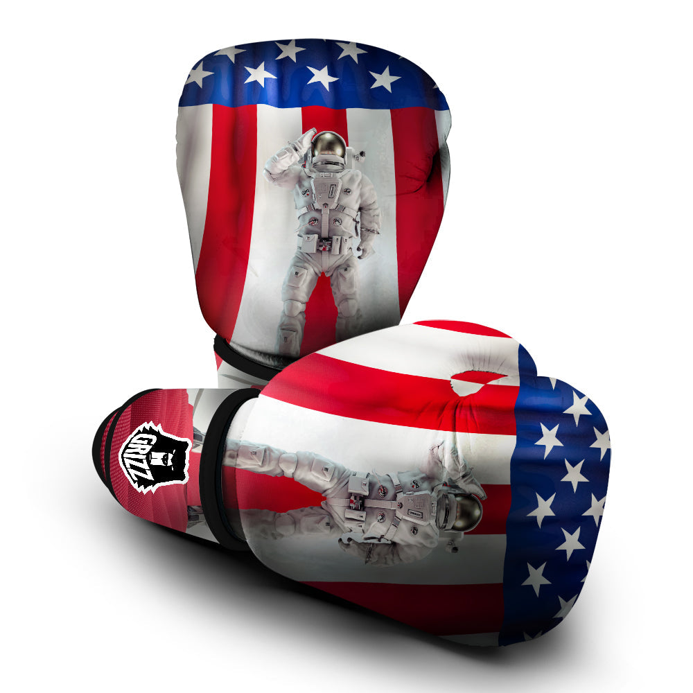 American Astronaut Print Boxing Gloves-grizzshop