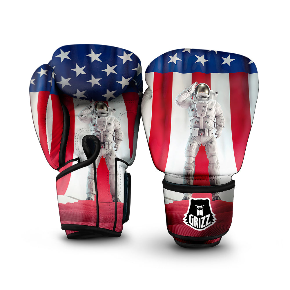 American Astronaut Print Boxing Gloves-grizzshop