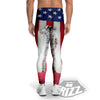 American Astronaut Print Men's Leggings-grizzshop