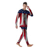 American Astronaut Print Men's Pajamas-grizzshop