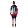 American Astronaut Print Men's Pajamas-grizzshop