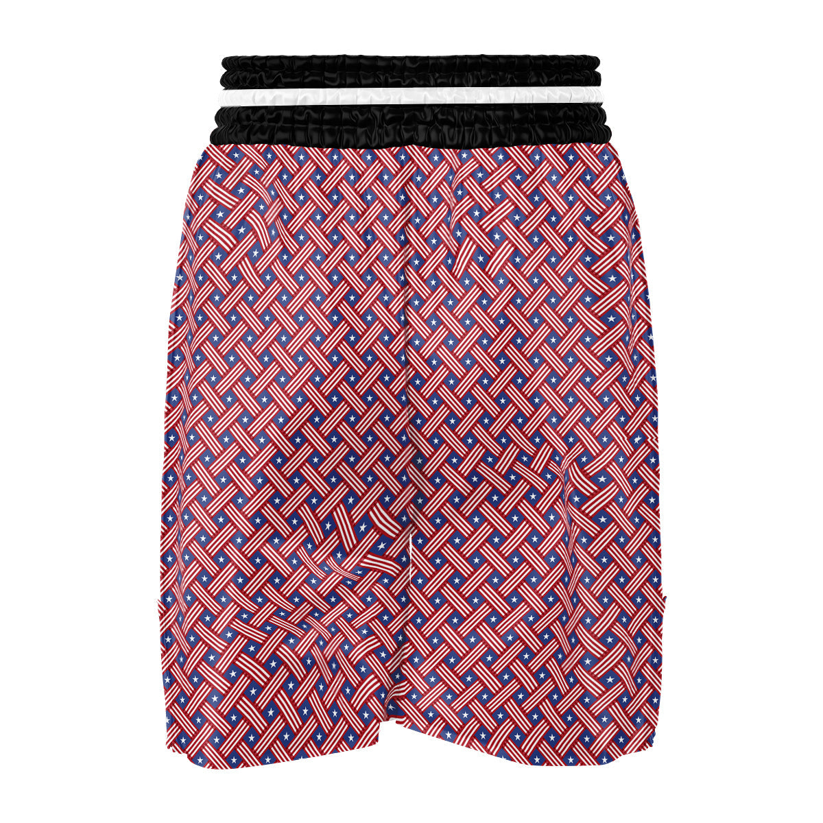 American Flag 4th of July Print Pattern Boxing Shorts-grizzshop