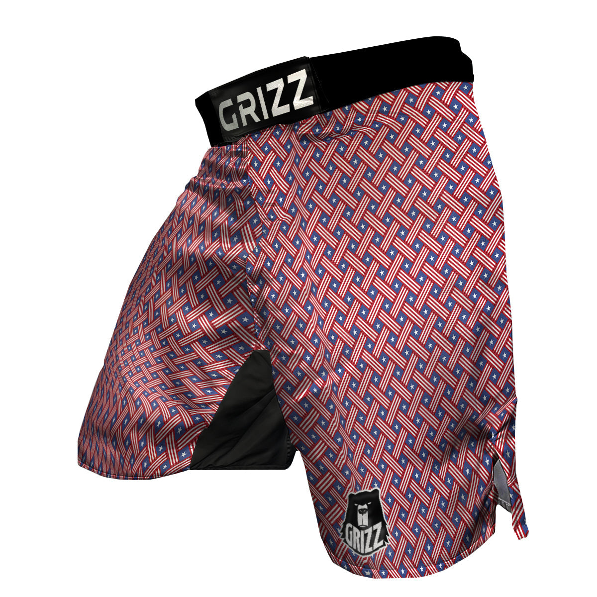 American Flag 4th of July Print Pattern MMA Shorts-grizzshop