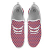 American Flag 4th of July Print Pattern White Athletic Shoes-grizzshop