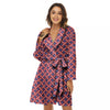 American Flag 4th of July Print Pattern Women's Robe-grizzshop