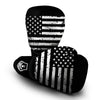 American Flag Black Print Boxing Gloves-grizzshop