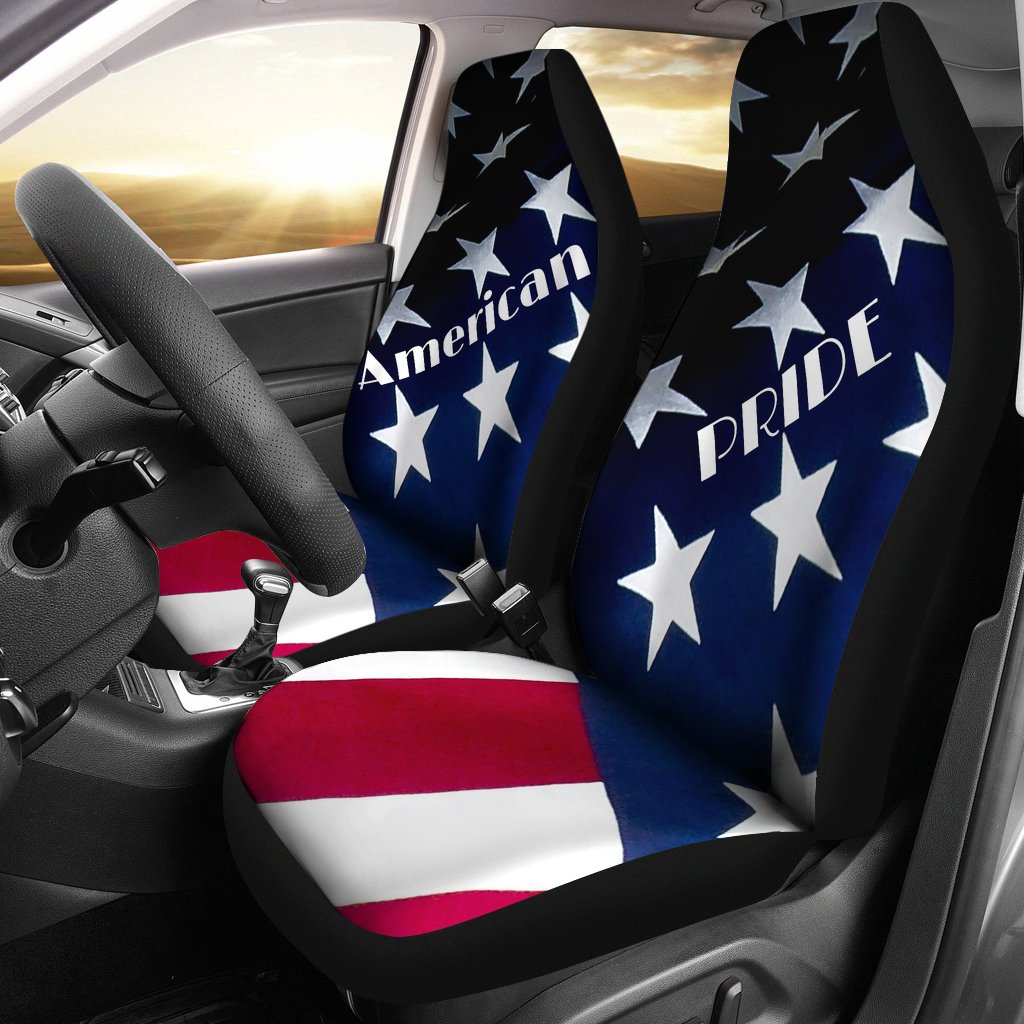 American Flag Car Seat Cover-grizzshop