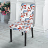 American Flag Donkey Pattern Print Chair Cover-grizzshop