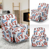 American Flag Donkey Pattern Print Recliner Cover-grizzshop