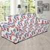 American Flag Donkey Pattern Print Sofa Covers-grizzshop