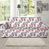 American Flag Donkey Pattern Print Sofa Covers-grizzshop